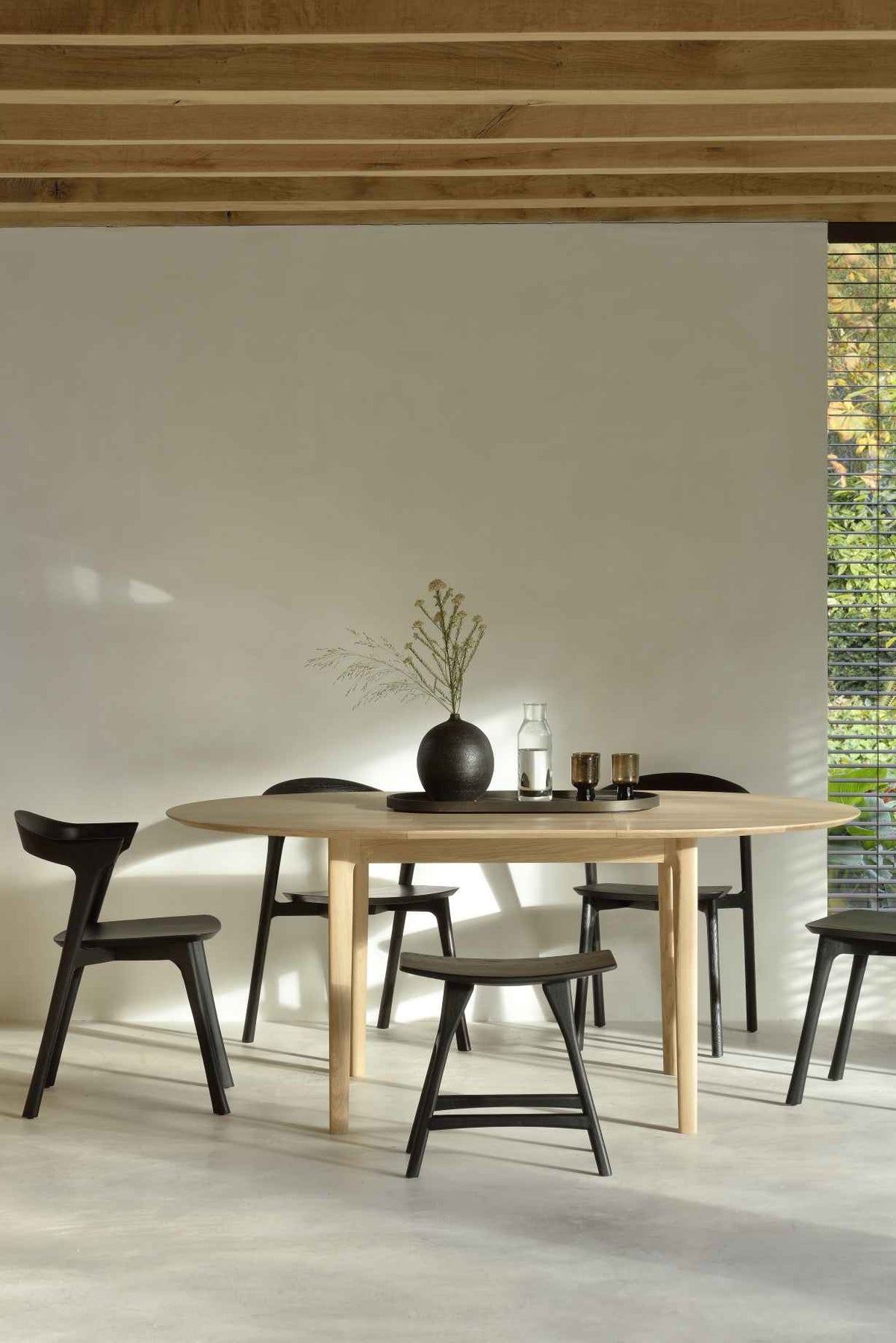 Oslo - Blok Dining Chair - Black