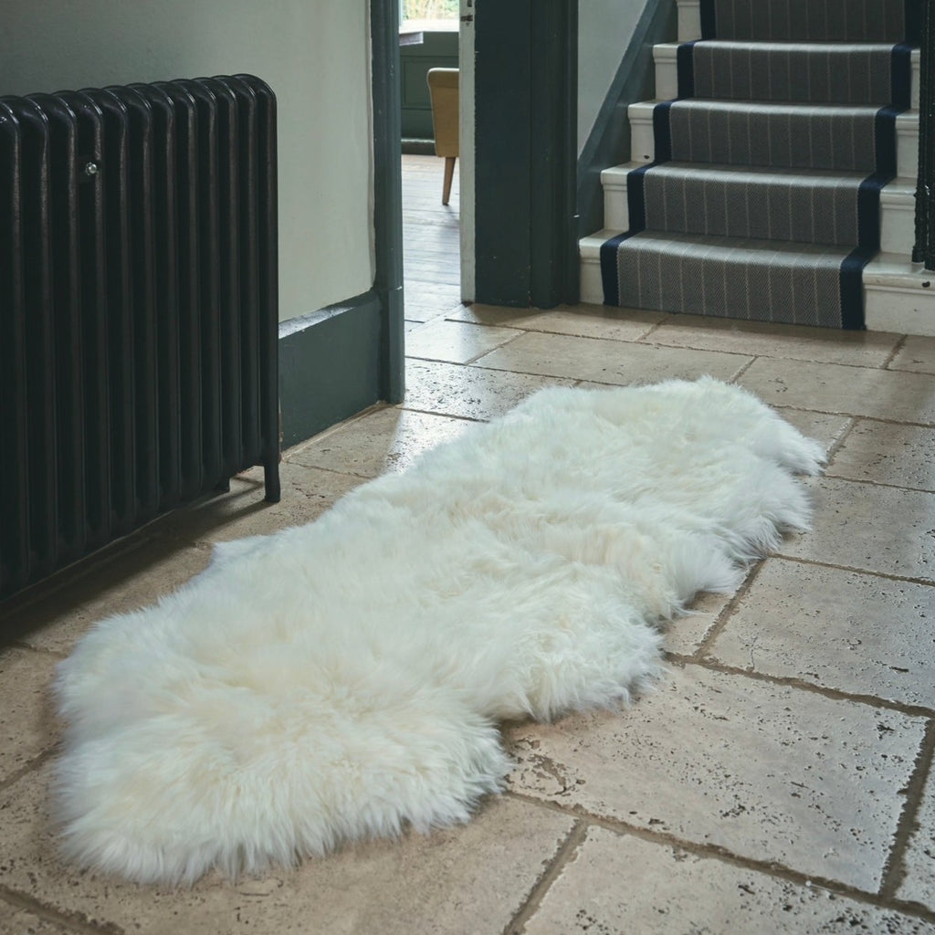 Ella - Longhaired Double Sheepskin - Ivory