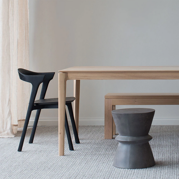 OSLO | BLOK DINING CHAIR | BLACK