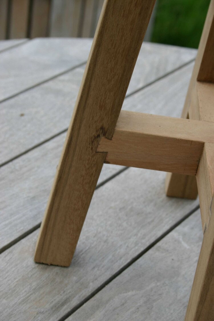 Natural Wood - Cross Floor Lamp