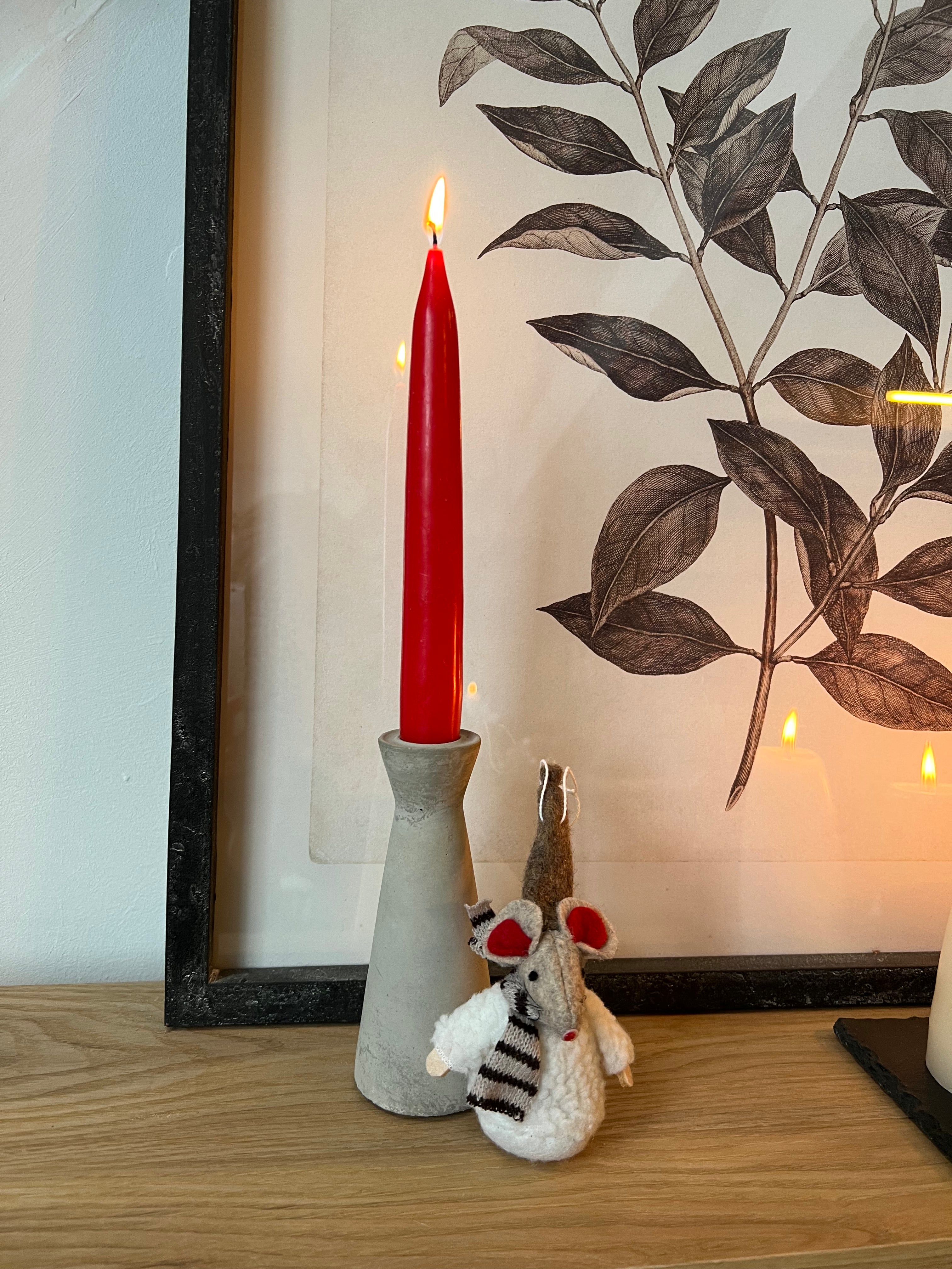 Danish - Dinner Candles - Pine - Pair