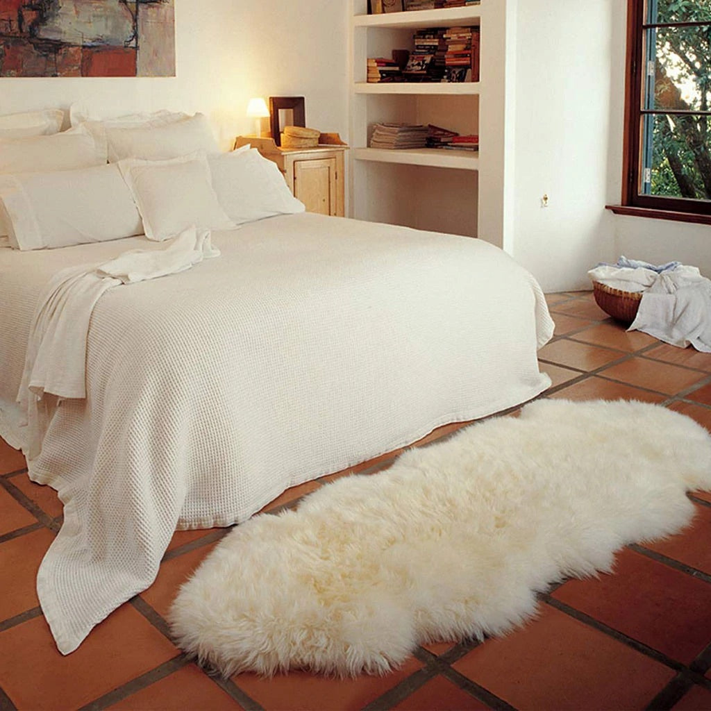 Ella - Longhaired Double Sheepskin - Ivory