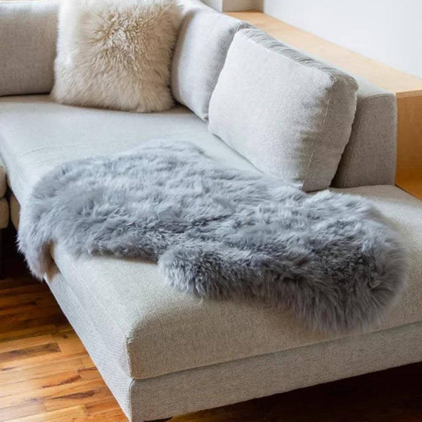 ELLA LONGHAIRED SHEEPSKIN | LIGHT GREY