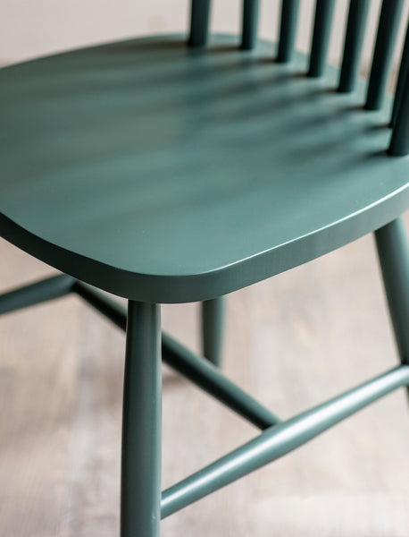 SPINDLE DINING CHAIR | FOREST GREEN | PAIR