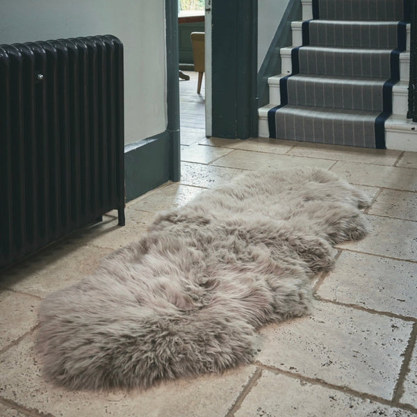 ELLA | LONGHAIRED DOUBLE SHEEPSKIN | TAUPE