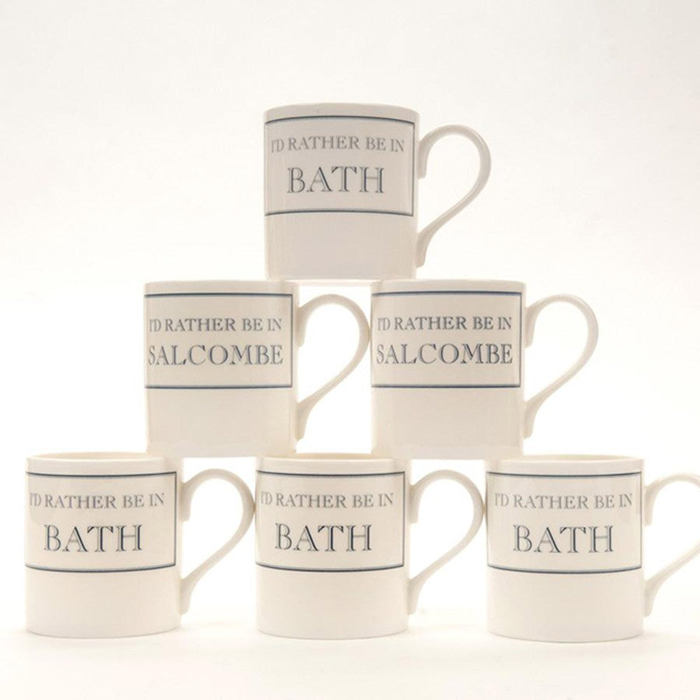 I'D Rather Be In Bath Mug Small - Green