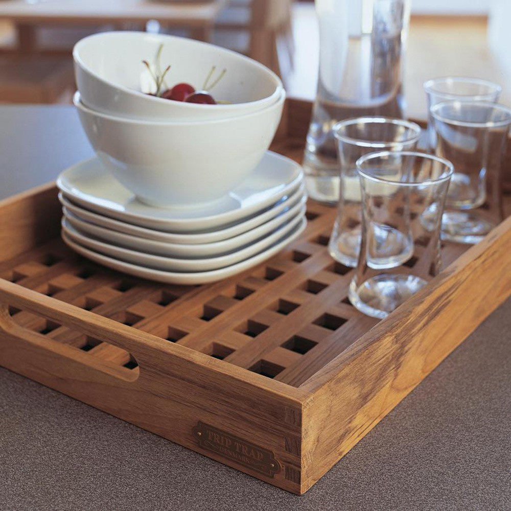 Fionia Tray by Fritz Hansen Skagerak - Large Teak