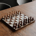 Luxury - Walnut Wobble Chess Set